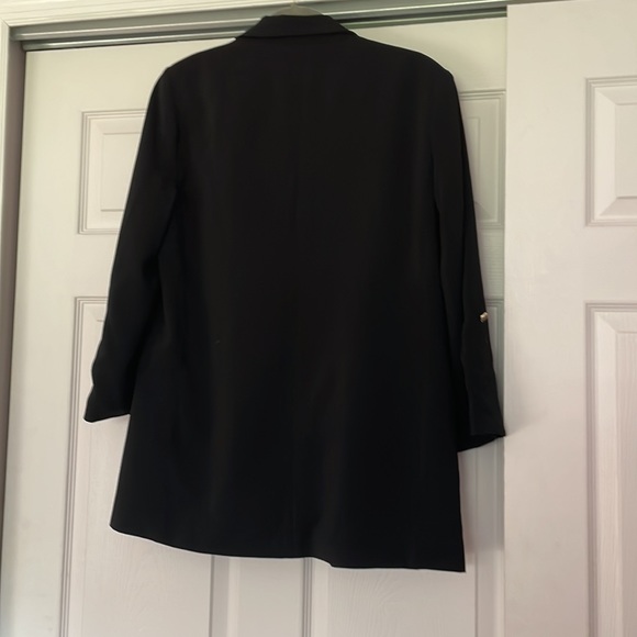 NWT Tahiti Black lined open blazer - Picture 3 of 4